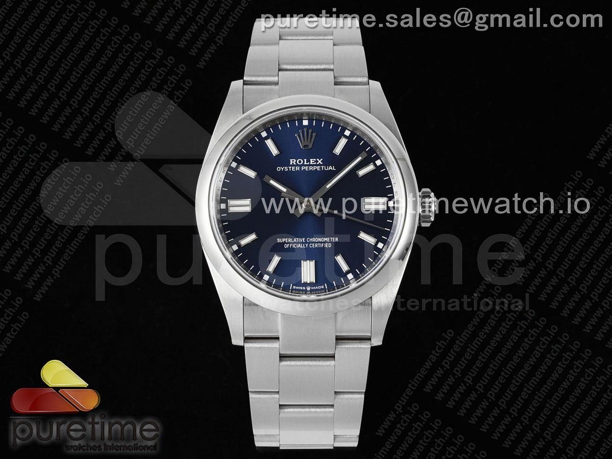 (NEW) VSF V2 롤렉스 오이스터 퍼페츄얼 36미리 블루다이얼 스틸브레이슬릿 Oyster Perpetual 126000 36mm VSF 1:1 Best Edition 904L Steel Blue Dial VS3230 V2