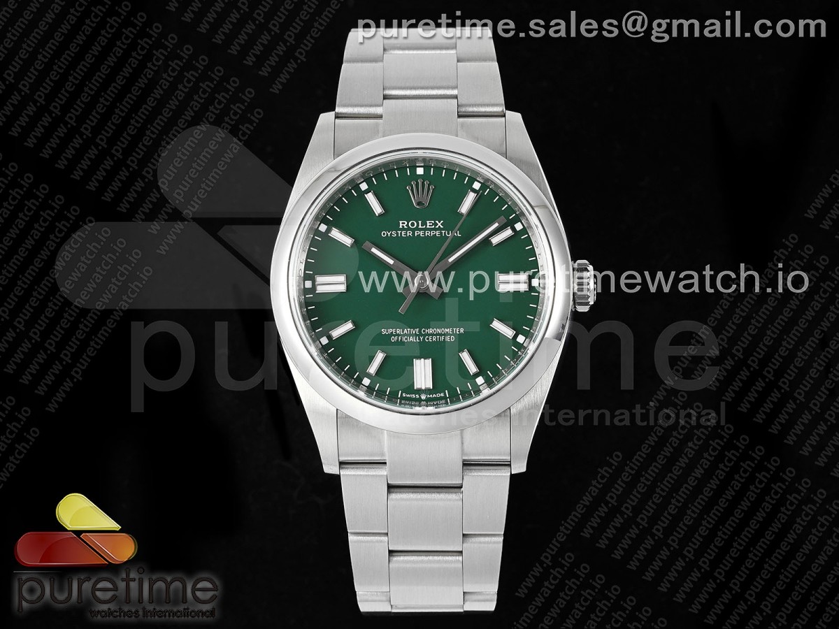 (NEW) VSF V2 롤렉스 오이스터 퍼페츄얼 36미리 그린다이얼 스틸브레이슬릿 Oyster Perpetual 126000 36mm VSF 1:1 Best Edition 904L Steel Green Dial VS3230 V2