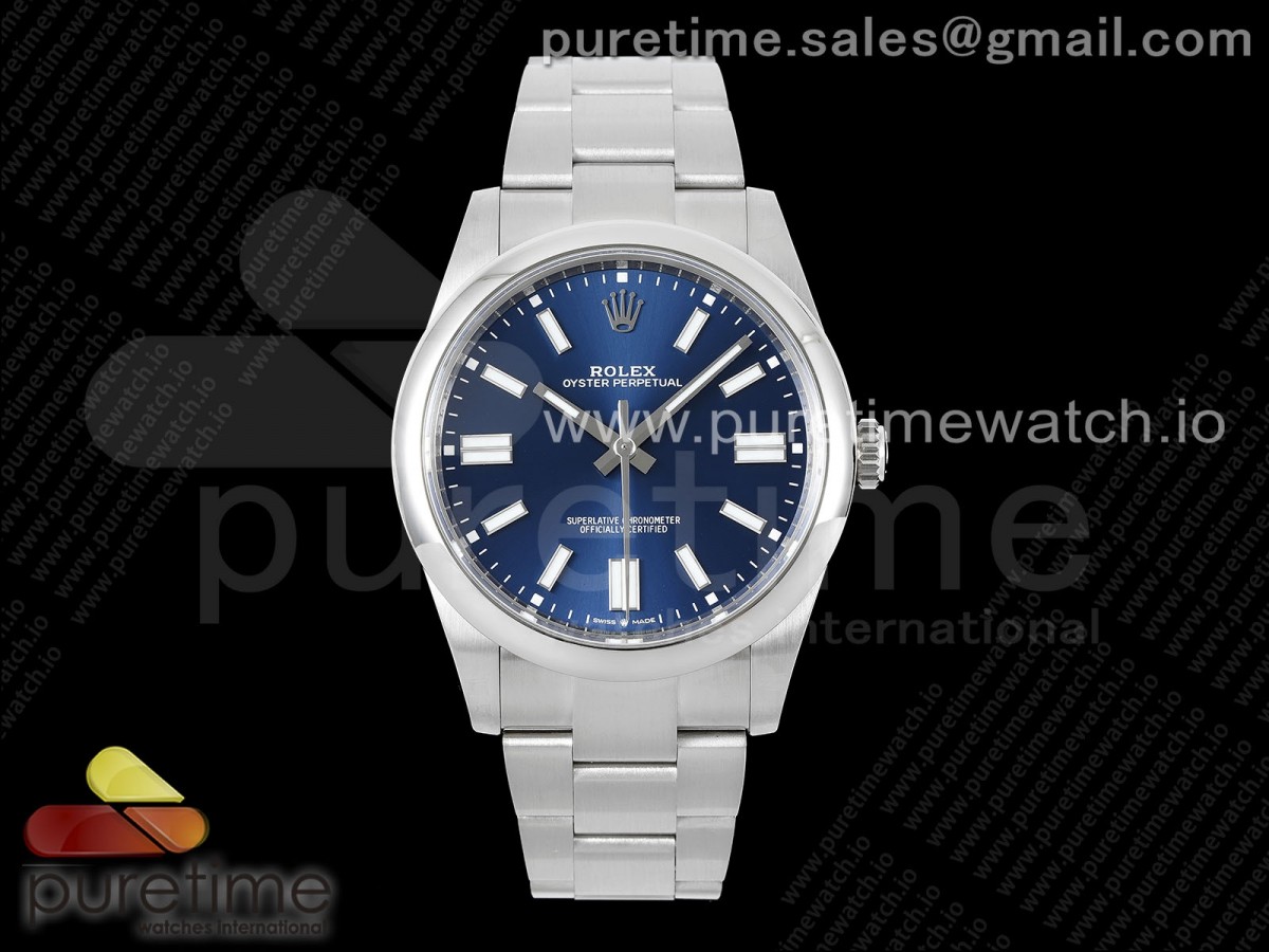 (NEW) VSF 롤렉스 오이스터 퍼페츄얼 41미리 블루다이얼 스틸브레이슬릿 Oyster Perpetual 124300 41mm VSF 1:1 Best Edition 904L Steel Blue Dial VS3235