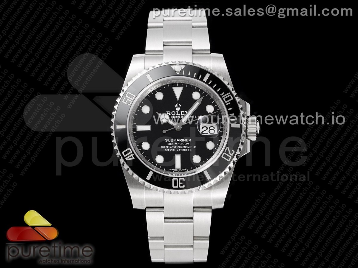 ZRF 롤렉스 서브마리너 블랙다이얼 스틸브레이슬릿  Submariner 116610 LN Black Ceramic ZRF 1:1 Best Edition on SS Bracelet VR3135 (CF Bezel)