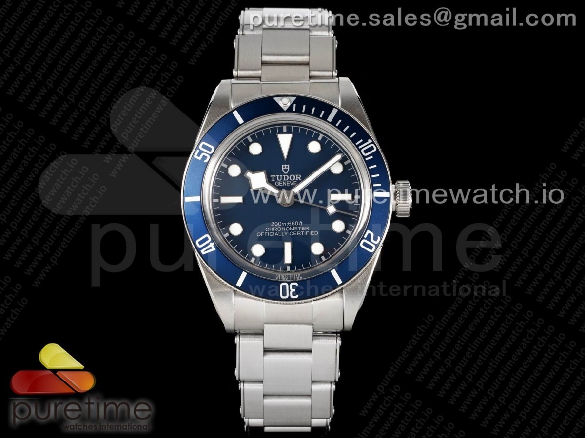 ZF 튜더 블랙베이58 블루다이얼 스틸브레이슬릿 Black Bay Fifty Eight 39mm SS ZF 1:1 Best Edition Blue Dial on SS Bracelet A2824