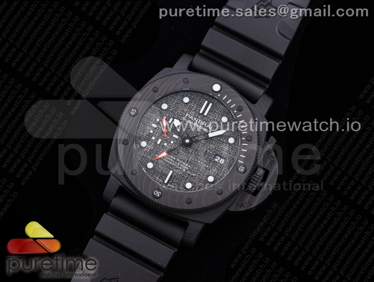 (NEW) VSF 파네라이 PAM1039 47미리 카보테크 그레이세일다이얼 블랙러버스트랩 PAM1039 V Carbotech VSF 1:1 Best Edition Grey Sail Dial on Black Rubber Strap P.9010 Clone