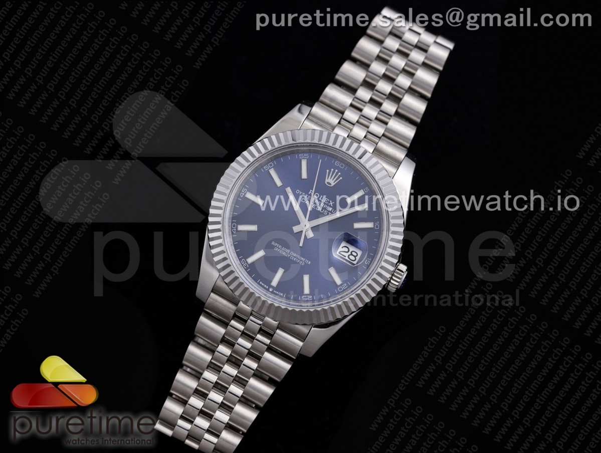 VRF 롤렉스 데이저스트41 블루다이얼 스틸브레이슬릿 DateJust 41 126334 VRF 1:1 Best Edition