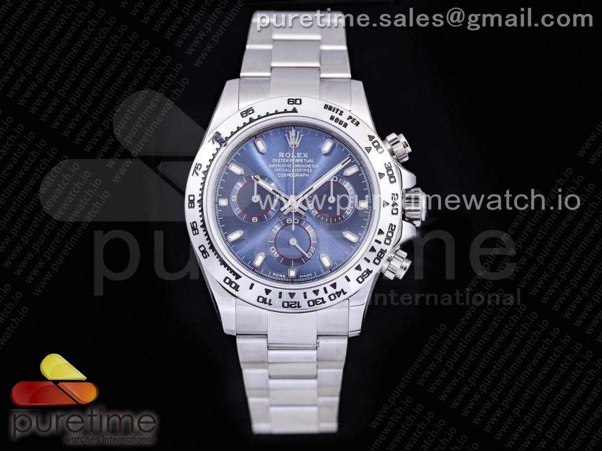 TWF 롤렉스 데이토나스틸 블루다이얼 스틸브레이슬릿 Daytona SS TWF SS Bezle Blue Dial on SS Brcelet A4130