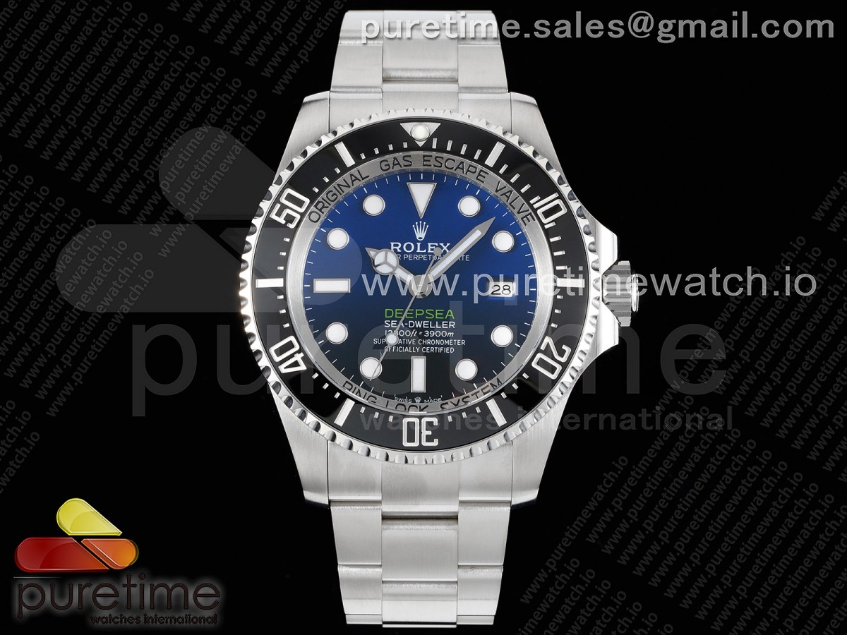 ARF 롤렉스 씨드웰러 딥씨 디블루 블루그라데이션다이얼 스틸브레이슬릿 Sea-Dweller 126660 'D-Blue' ARF 1:1 Best Edition 904L SS Case and Bracelet A2824