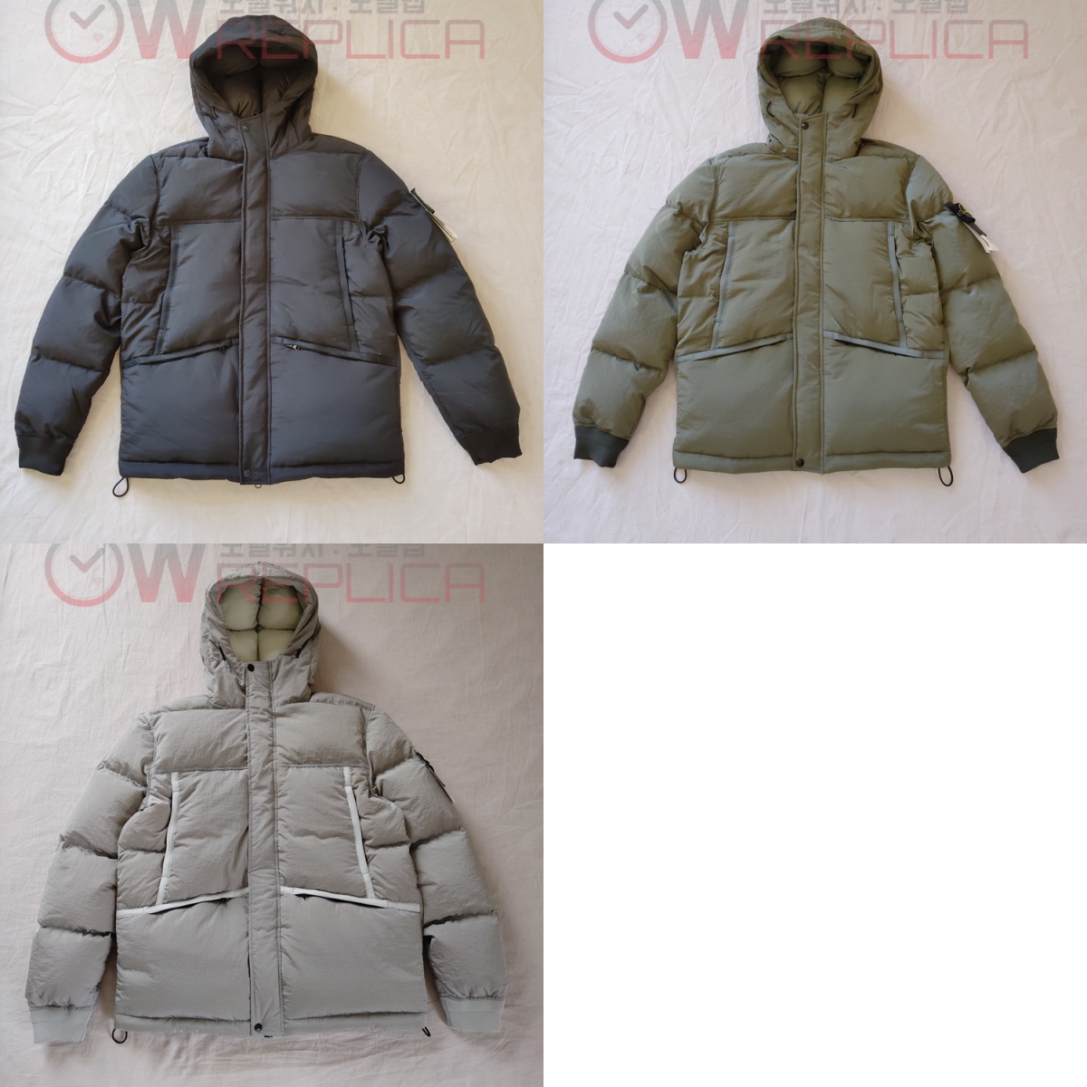 탑스토니 21FW 44508 나일론 메탈 다운자켓 NYLON METAL DOWN JACKET (3컬러)