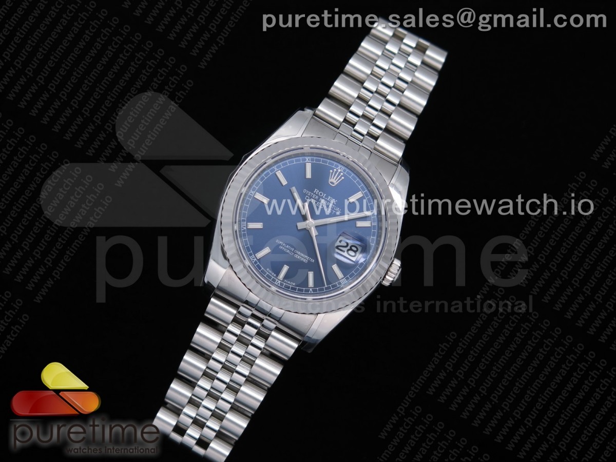 ARF V3 롤렉스 데이저스트36 블루다이얼 쥬빌레브레이슬릿 DateJust 36 SS 116234 ARF 1:1 Best Edition 904L Steel Blue Dial on Jubilee Bracelet SH3135 V3