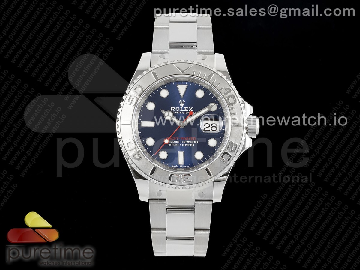 C+F 롤렉스 요트마스터 블루다이얼 스틸브레이슬릿 Yacht-Master 126622 904L Steel C+SF 1:1 Best Edition Blue Dial on SS Bracelet VR3235