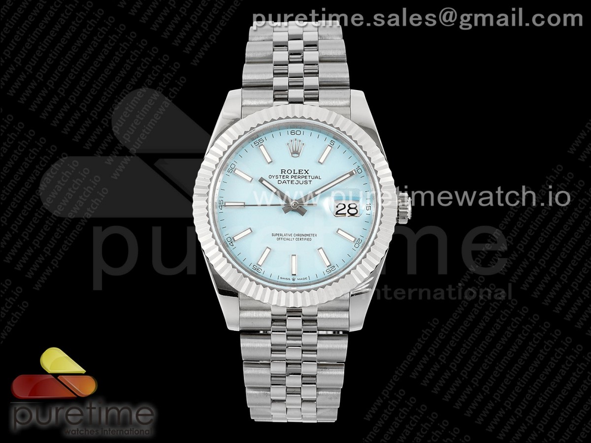 GMF 롤렉스 데이저스트41 티파니블루다이얼 쥬빌레브레이슬릿 DateJust 41 126334 JDF 1:1 Best Edition 904L Steel Tiffany Blue Dial on Jubilee Bracelet VR3235