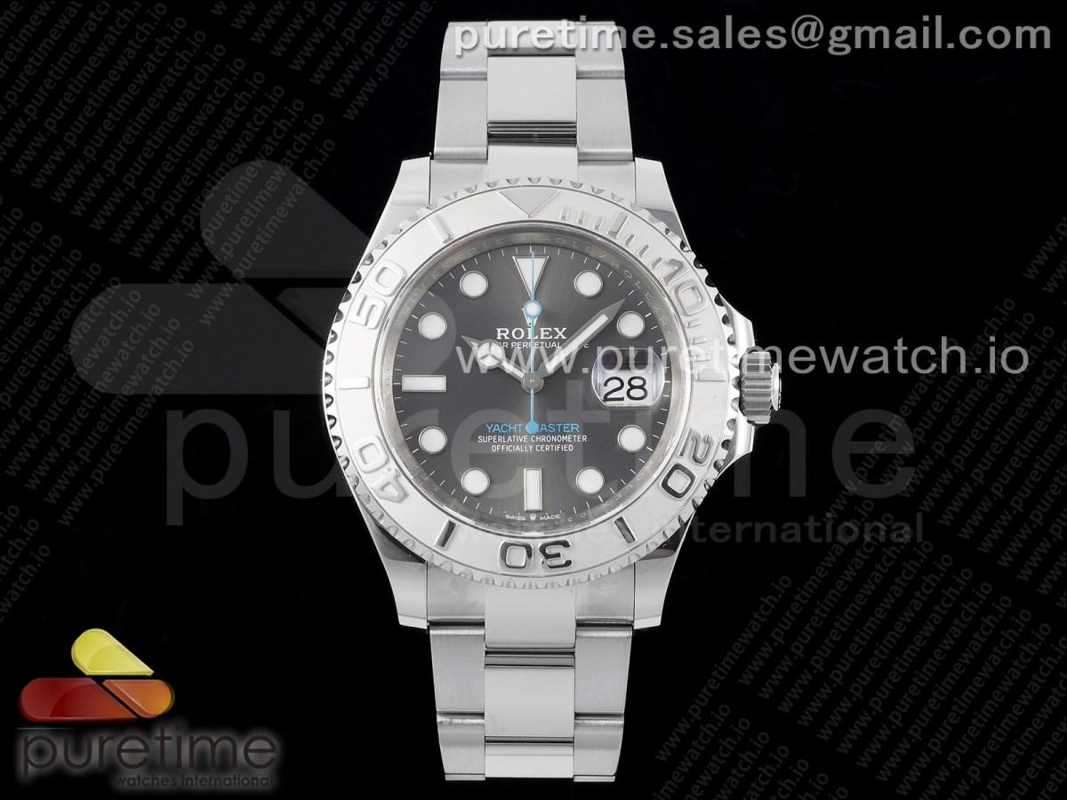 CLEANF 클린공장 롤렉스 요트마스터 그레이다이얼 스틸브레이슬릿 Yacht-Master 126622 Clean 1:1 Best Edition 904L Steel Gray Dial on SS Bracelet VR3235