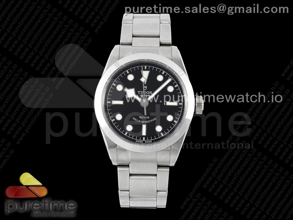 KRF V3 블랙베이36 블랙다이얼 스틸브레이슬릿 Black Bay 36 KRF 1:1 Best Edition Black Dial on SS Bracelet A2824 V3